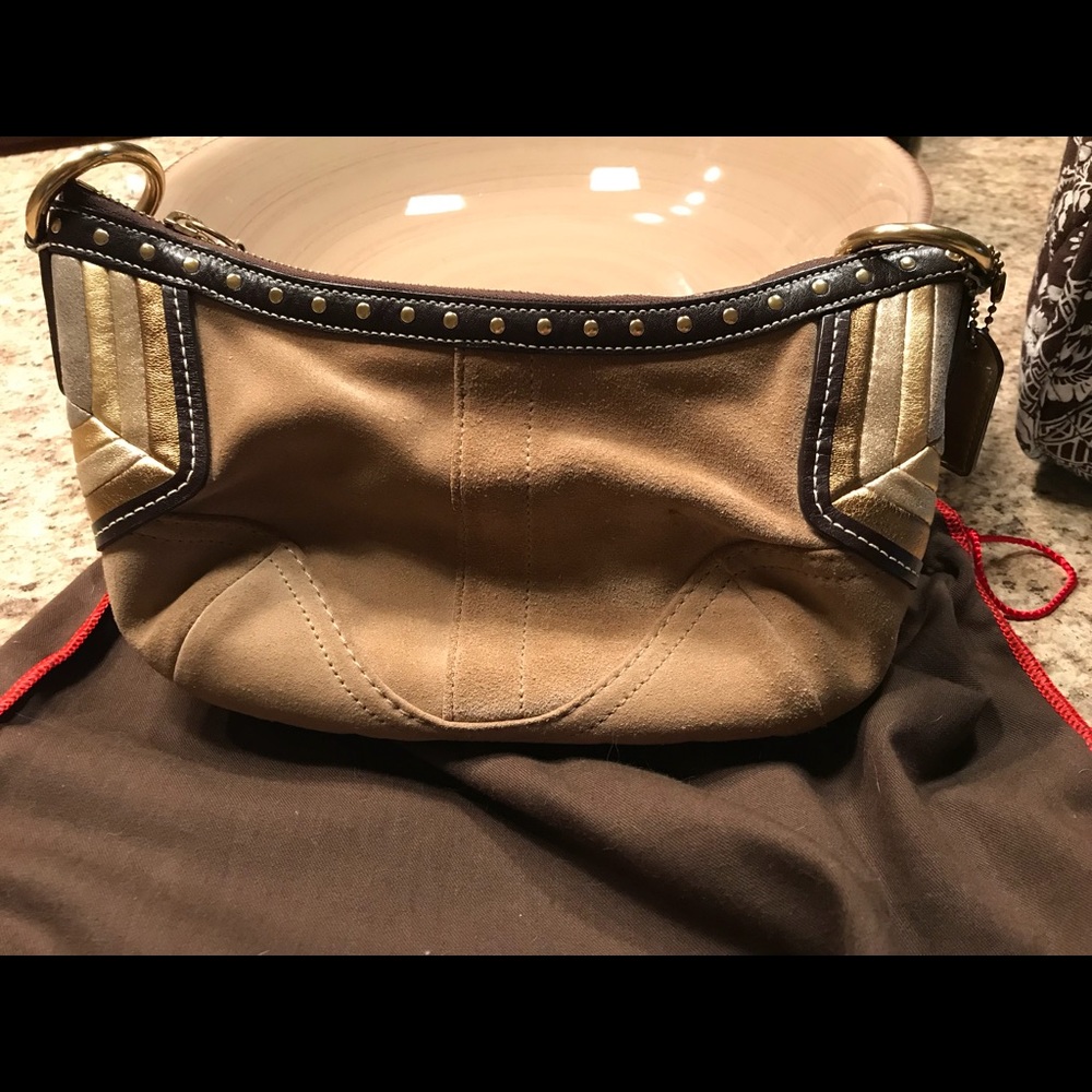 Authentic Coach Suede Purse!!
